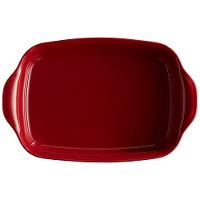 Travessa Retangular Emile Henry em Cerâmica 29x19 cm - Vermelha