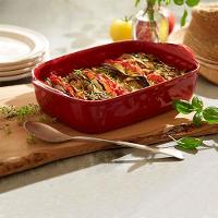 Travessa Retangular Emile Henry em Cerâmica 29x19 cm - Vermelha - 5