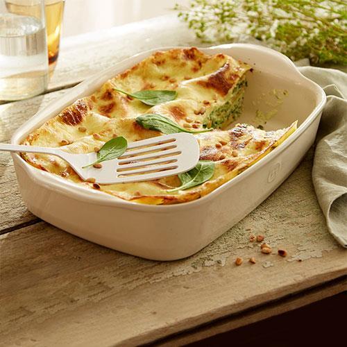 Travessa Retangular Emile Henry em Cerâmica 42x28 cm - Areia - 2