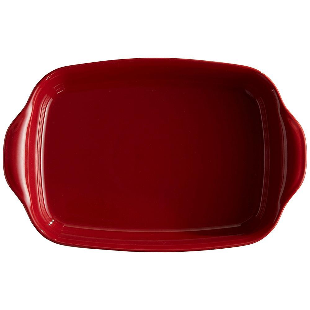 Travessa Retangular Emile Henry em Cerâmica 36x23 cm - Vermelha - 3