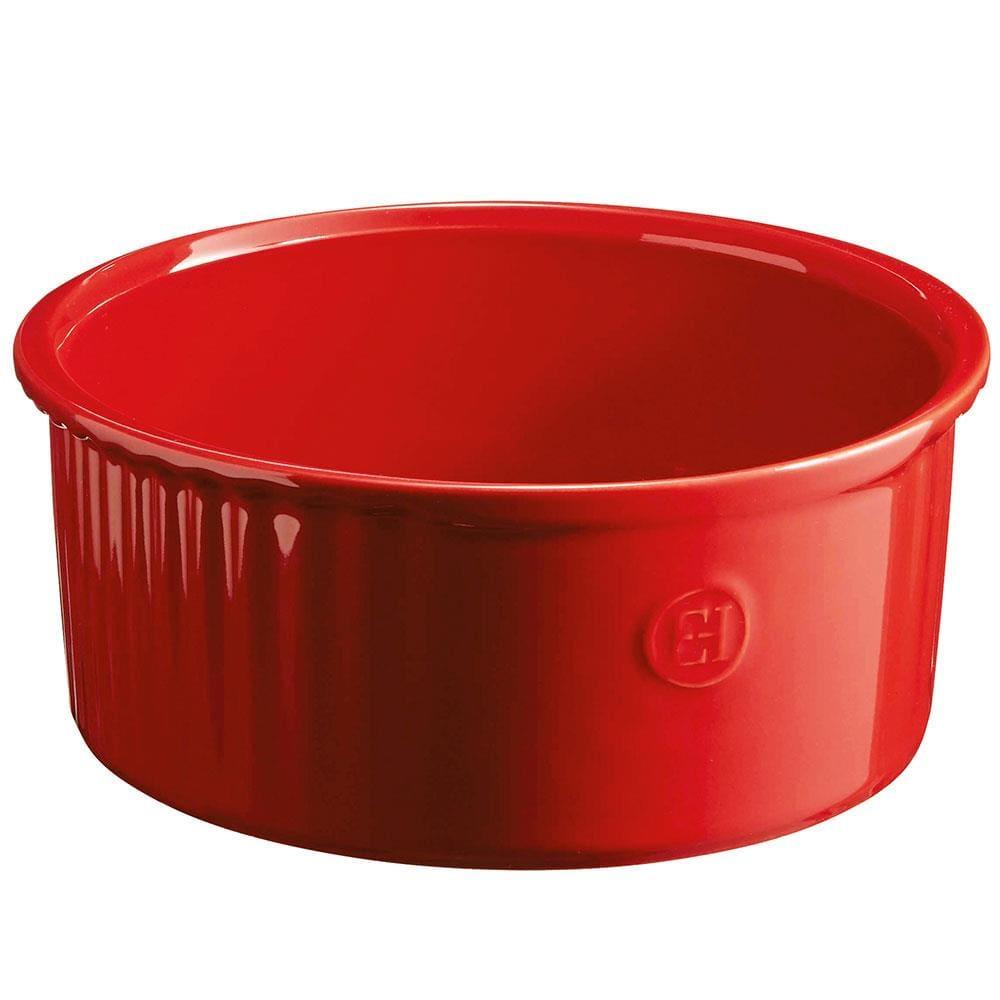 Travessa para Souffle Emile Henry em Cerâmica 23x23 cm - Vermelha - 1