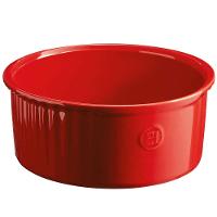 Travessa para Souffle Emile Henry em Cerâmica 23x23 cm - Vermelha - 1