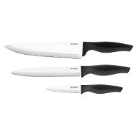 Conjunto de Facas Brinox em Aço Inox e Polipropileno Cross – 3 Peças - 1