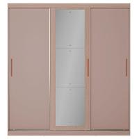 Guarda-Roupa Bartira Paris com Espelho, 3 Portas de Correr e 2 Gavetas - 2
