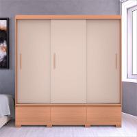 Guarda-Roupa Bartira Monza com 3 Portas de Correr e 3 Gavetas - 199,8cm de largura - 1