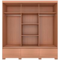 Guarda-Roupa Bartira Monza com 3 Portas de Correr e 3 Gavetas - 199,8cm de largura