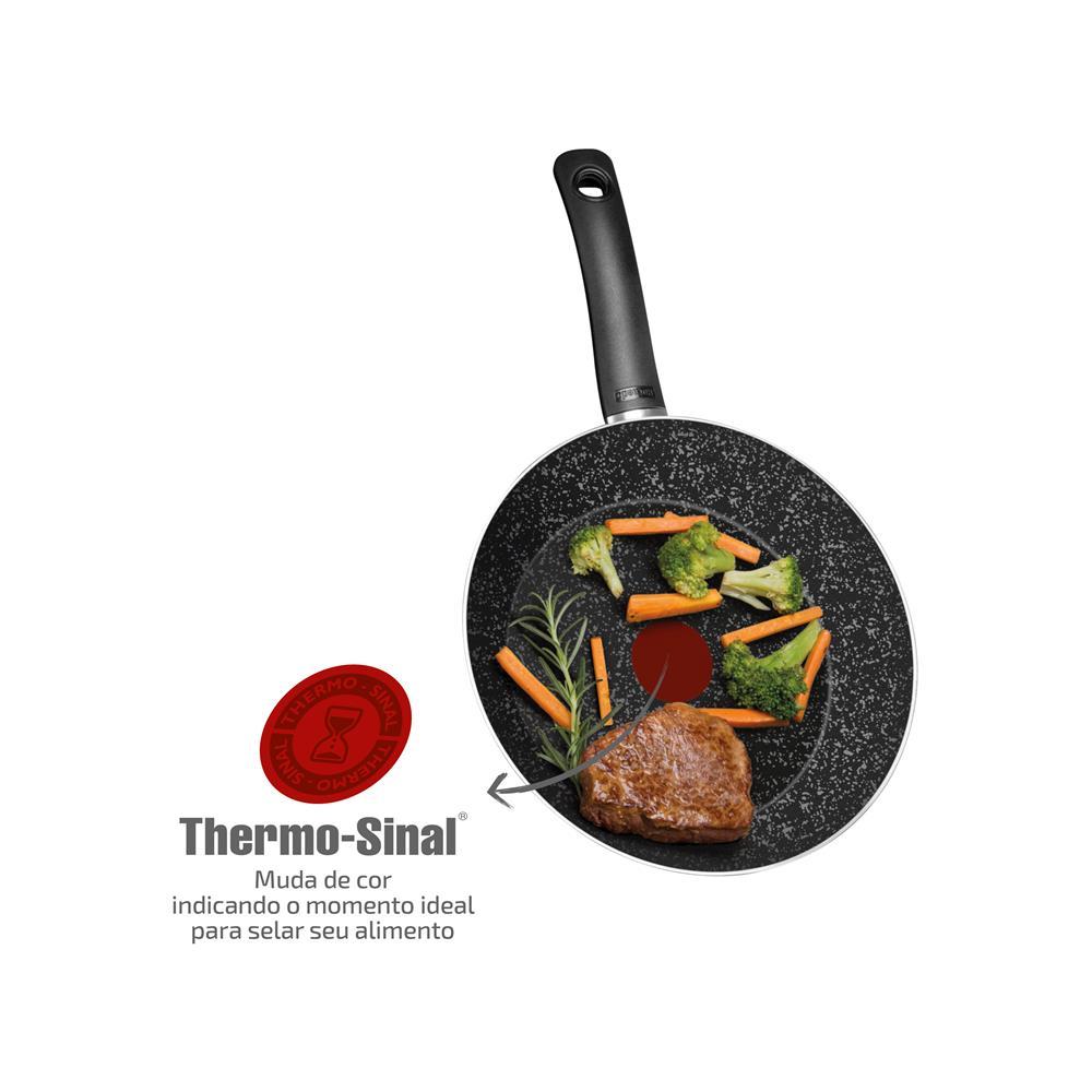 Frigideira Francesa Rochedo Stone Pro com Revestimento Antiaderente - 28 cm - 7