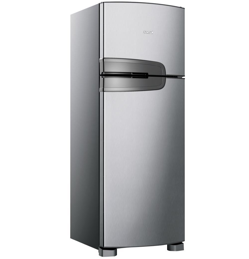 Geladeira Consul Frost Free 340L Duplex CRM39AK Prateleiras Altura Flex Evox Inox - 1