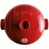 Forma Redonda com Tampa Emile Henry em Cerâmica 34x28,5 cm - Vermelha - 3