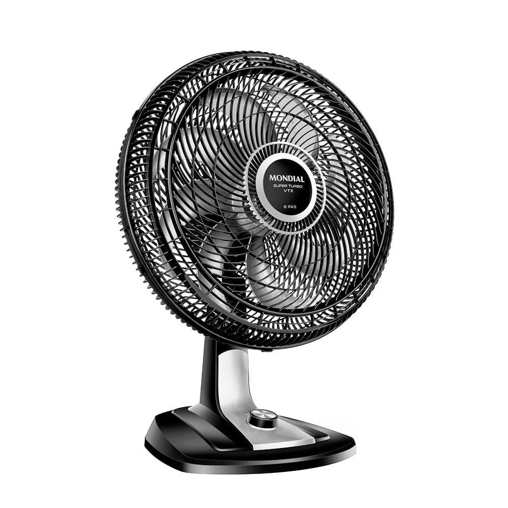 Ventilador de Mesa 40cm Mondial Super Turbo VTX-40-8P 8 Pás 3 Velocidades Preto - 7
