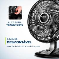 Ventilador de Mesa Mondial VTX-50-8P Preto - 50 cm - 5