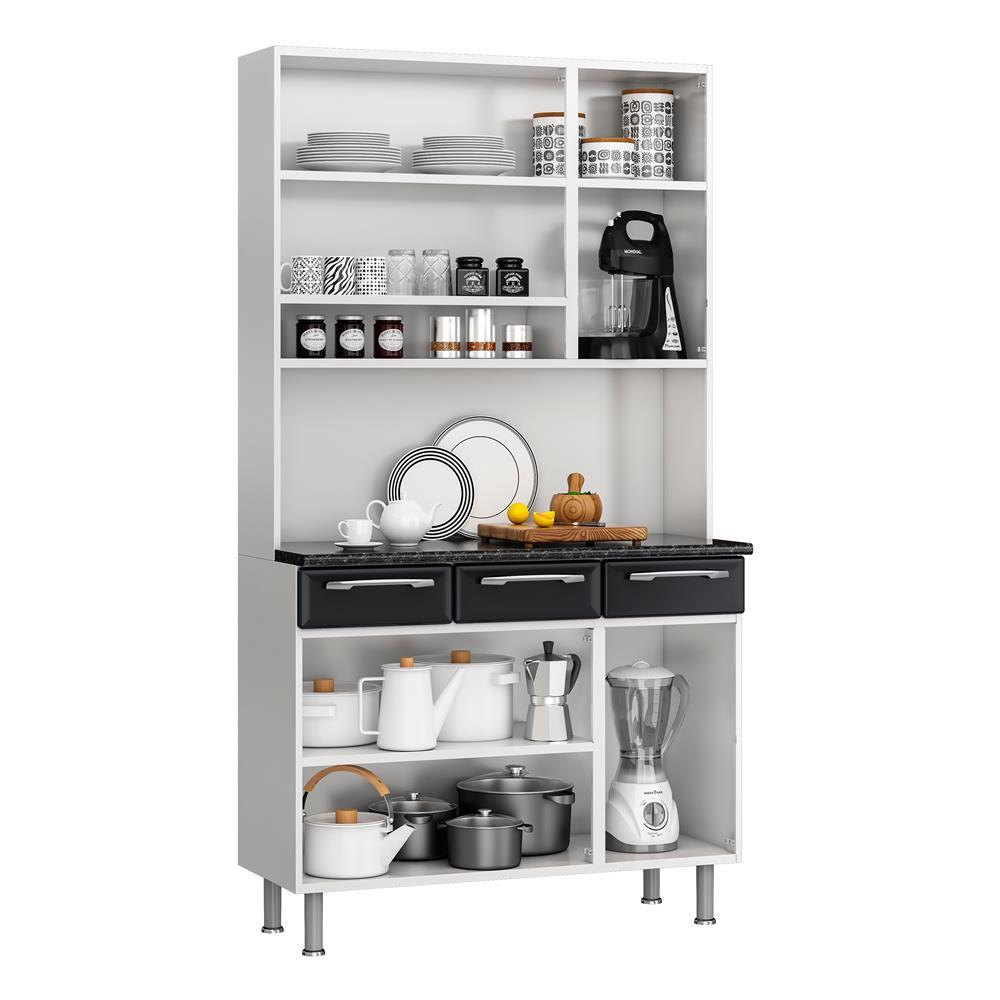 Cozinha Compacta Itatiaia Prisma com 6 Portas e 3 Gavetas - 105cm de largura - 3