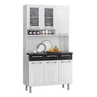 Cozinha Compacta Itatiaia Prisma com 6 Portas e 3 Gavetas - 105cm de largura - 1
