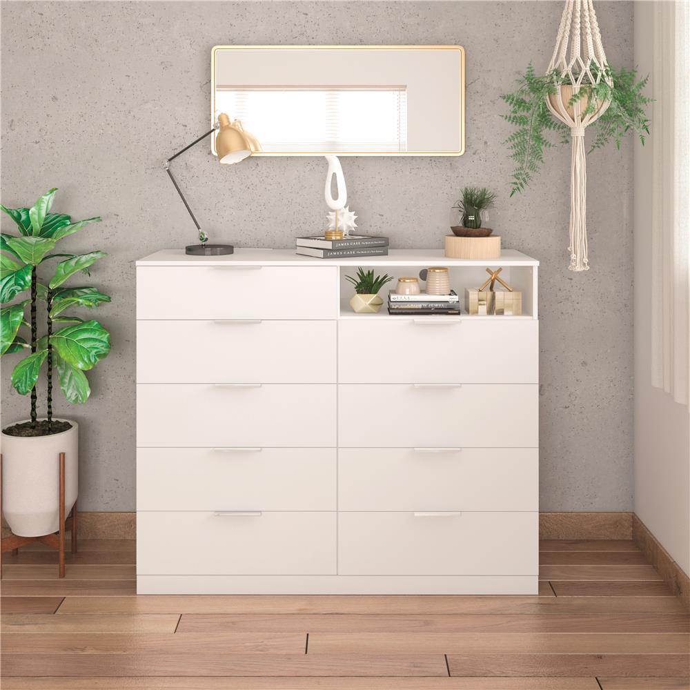 Cômoda Bartira Versatti com 9 Gavetas e Nicho - 3