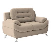 Sofá 2 Lugares Linoforte Mercury Revestido em Tecido Suede - 150cm de largura - 1