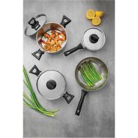 Conjunto de Panelas Tramontina Brava em Aço Inox com Fundo Triplo e Cabos Baquelite - 4 Peças - 2