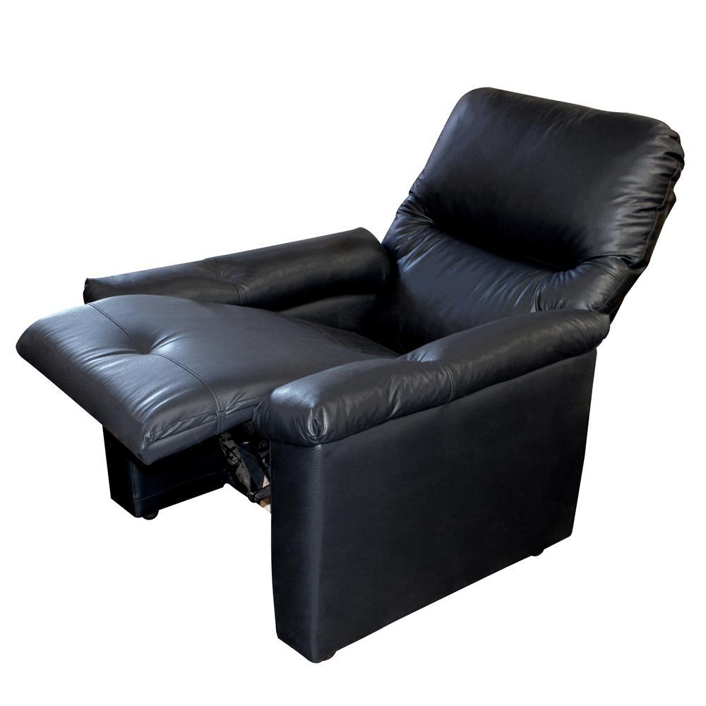 Poltrona Matrix Vegas com Encosto Reclinável em Corino - Preta - 4