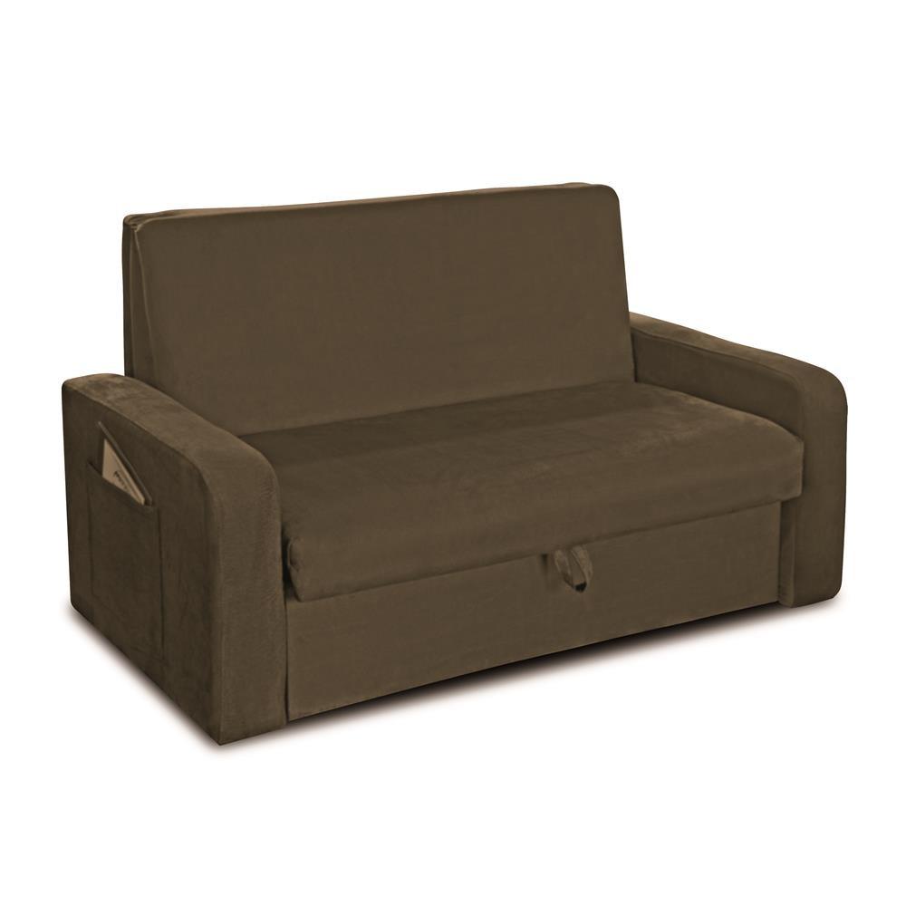 Sofá-cama Matrix Motta em Tecido Suede com Baú - 1