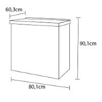 Balcão Cooktop Bartira Linea 5 Bocas com 1 Gaveta e 1 Porta Basculante - 80,1cm de largura - 3