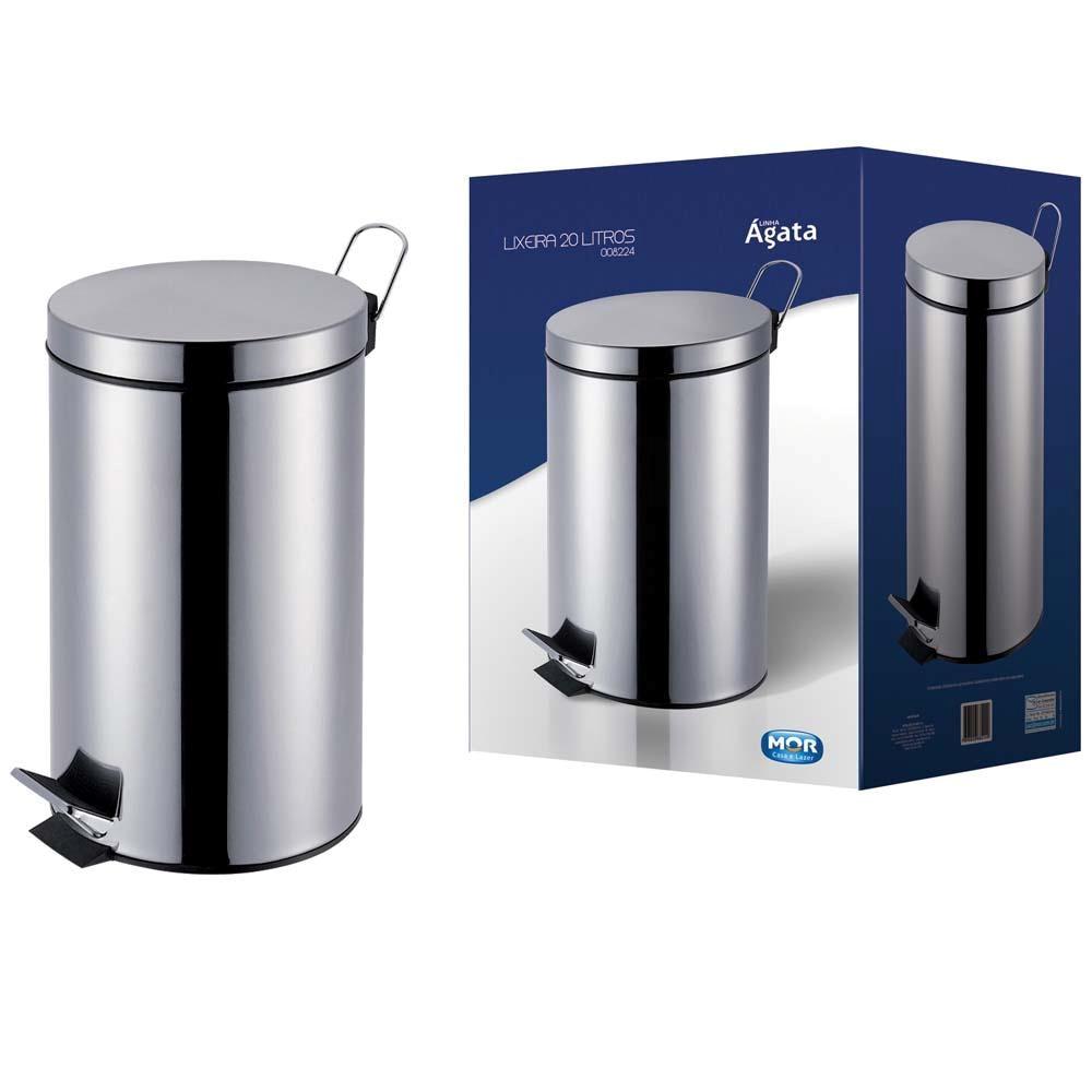 Lixeira M Mor Agata 8224 em Aço 20 LT - 2