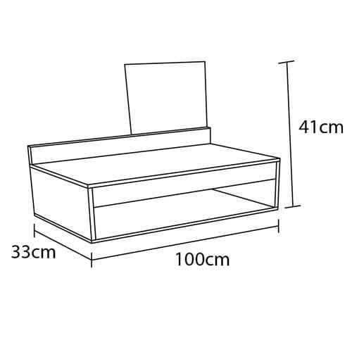 Penteadeira Albatroz Blush com 2 Portas - 6