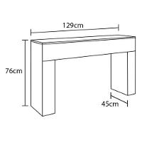 Penteadeira Albatroz Desejo com 2 Portas e 1 Gaveta - 7