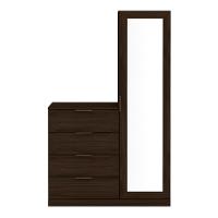 Cômoda Sapateira Bartira Versatti com 4 Gavetas, 1 Porta e Espelho - 1