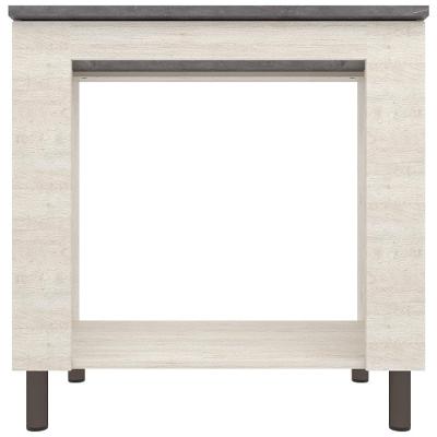 Balcão Bartira Cristal MDP 15mm para Cooktop e Forno - 80cm de largura