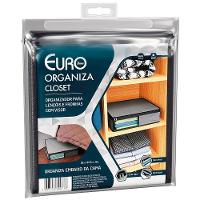 Organizador Euro Home para Lençóis e Fronhas com Visor - Cinza - 8