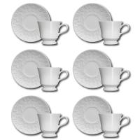 Conjunto de Xícaras para Chá Germer Tassel em Porcelana 240 ml – 6 Peças - 1