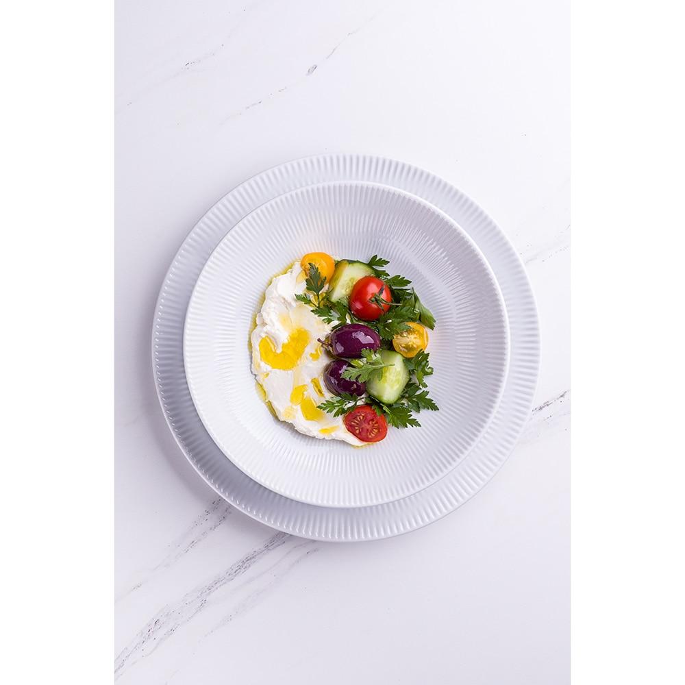 Aparelho de Jantar, Chá e Sobremesa 20 Peças Germer Shell em Porcelana – Branco - 5