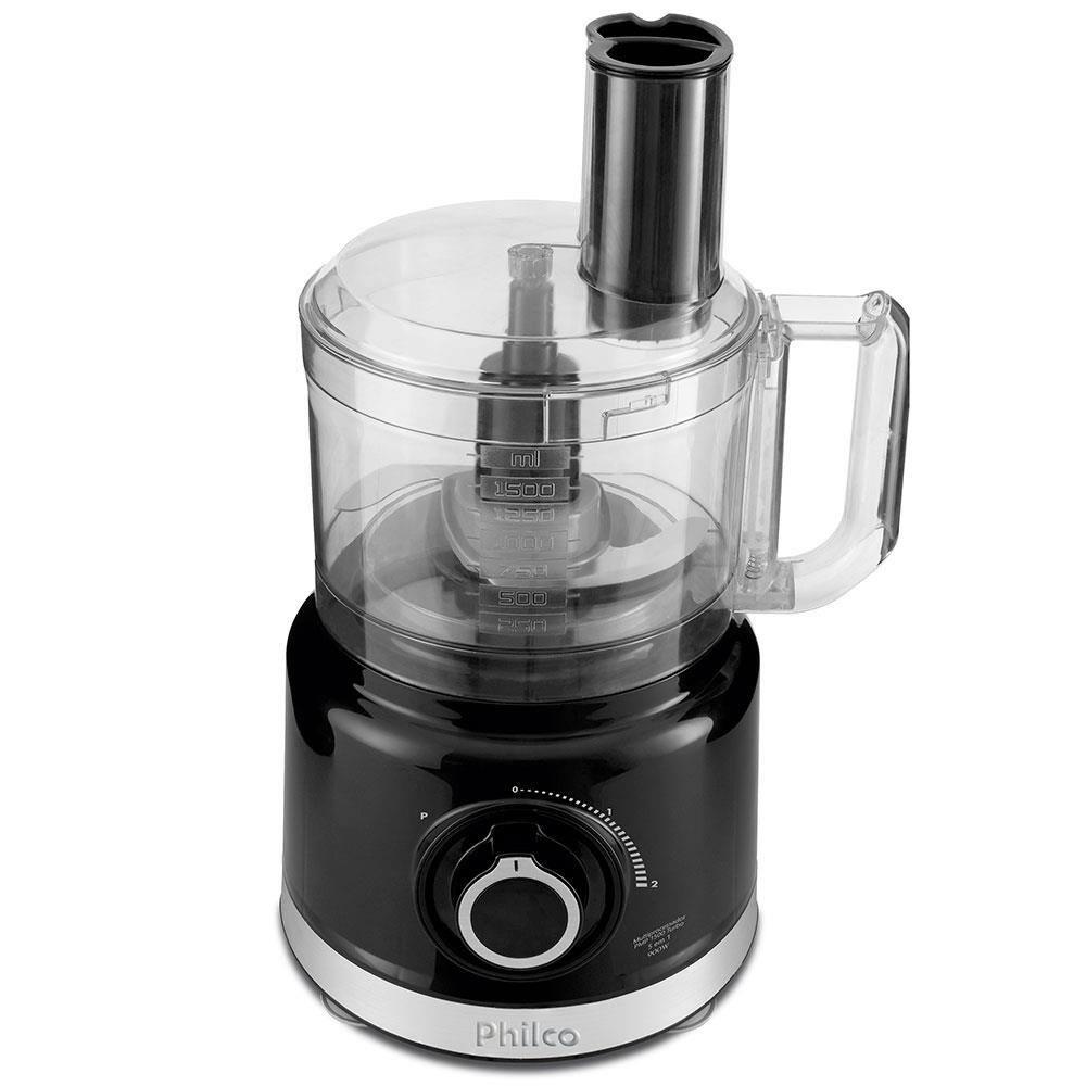Multiprocessador de Alimentos Philco Turbo 5 em 1 PMP1500P com 2 Velocidades 1000 W - Preto - 4