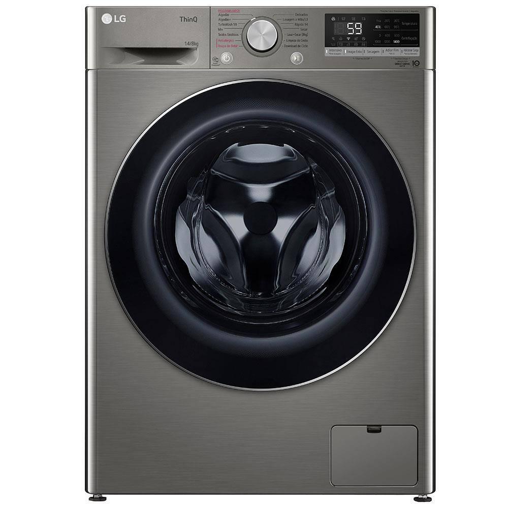 Lava e Seca LG 14Kg/8Kg Smart VC4 CV5014PC4 com Inteligência Artificial AI DD™ - Inox - 1