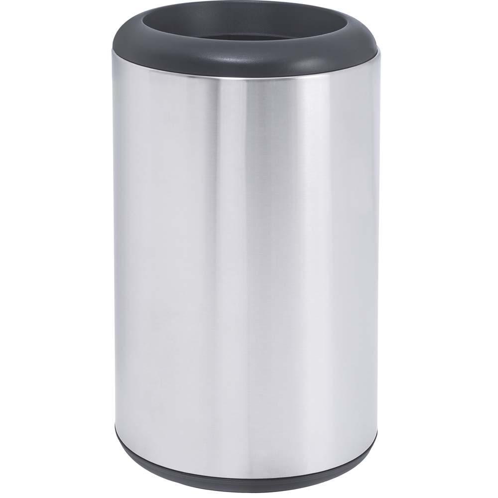 Lixeira Tramontina Cápsula sem Tampa em Aço Inox - 31 L - 1
