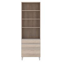 Paneleiro Bartira Amazonita com 2 Portas, 3 Gavetas e 3 Prateleiras - 71cm de largura - 2