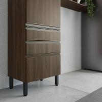 Cozinha Compacta Bartira Jaspe com 4 Portas, 3 Gavetas e 5 Prateleiras - 260,4cm de largura - 5