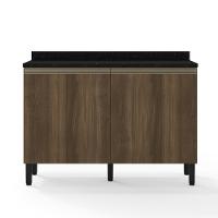 Balcão Duplo Bartira Jaspe com 2 Portas e 1 Prateleira - 120,1cm de largura - 1