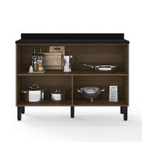 Balcão Duplo Bartira Jaspe com 2 Portas e 1 Prateleira - 120,1cm de largura - 2