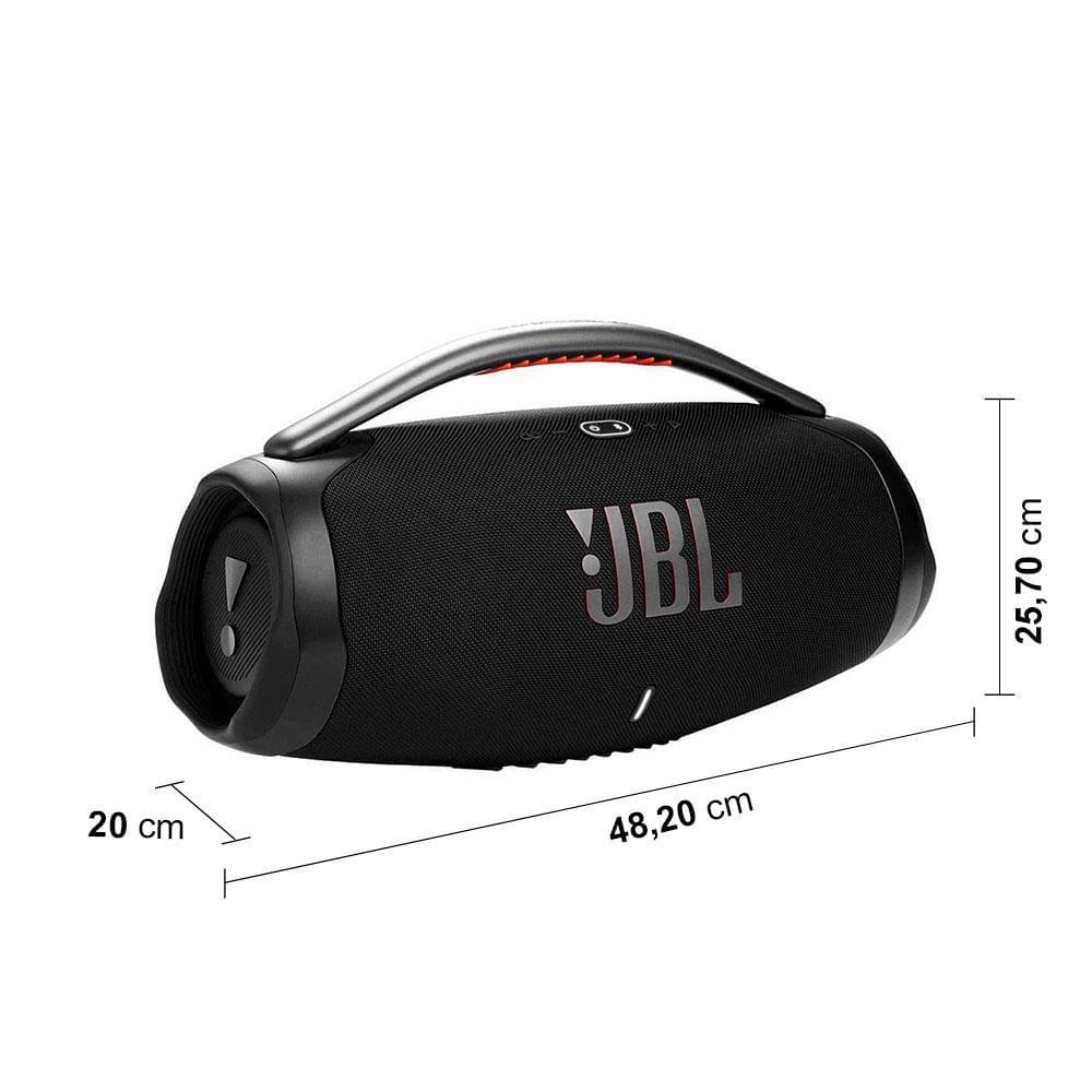 Caixa de Som Portátil JBL Boombox 3 Preto com Bluetooth e À Prova D`água - 180W - 10
