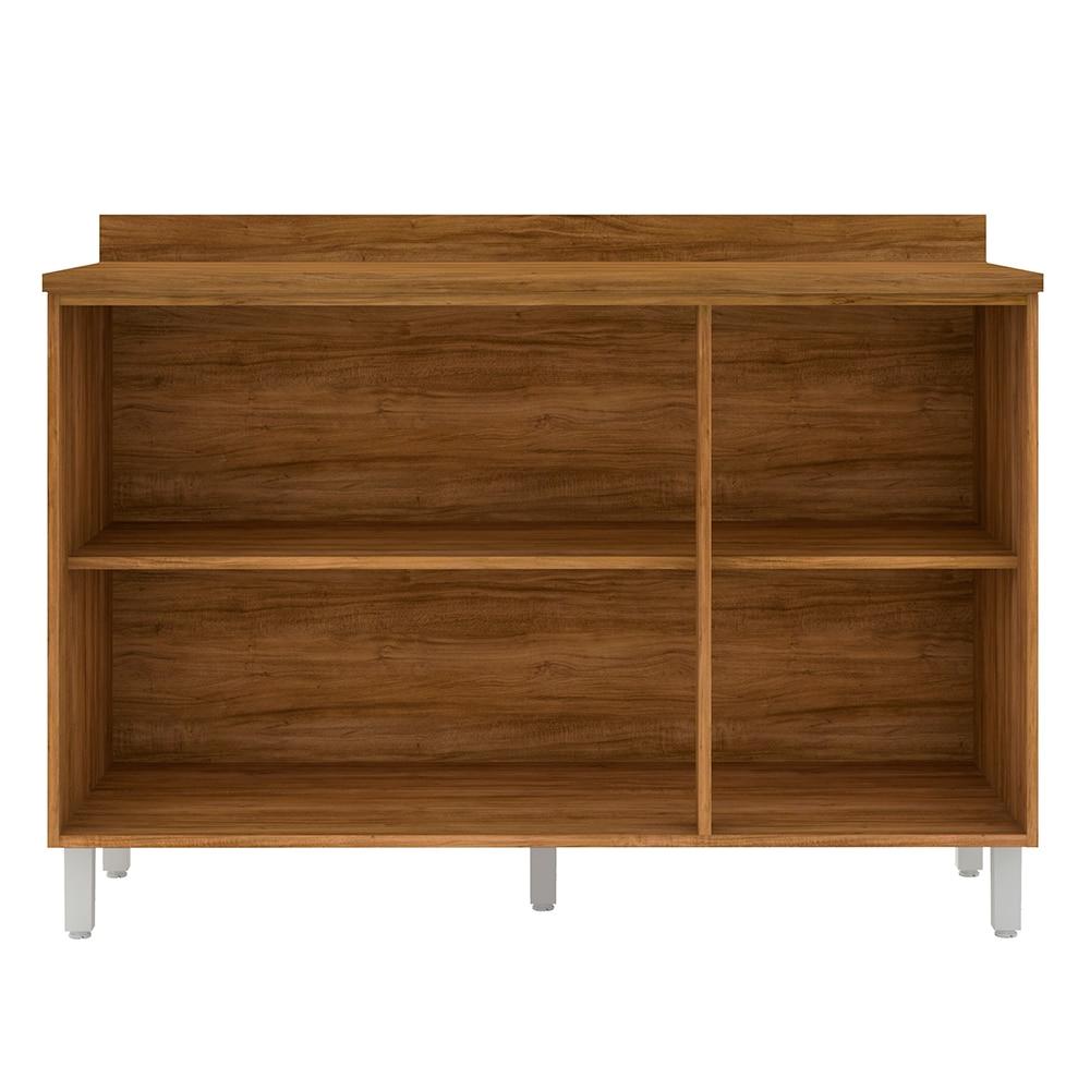 Balcão Triplo Bartira Amazonita com 3 Portas e 1 Prateleira - 120,1cm de largura - 2