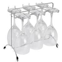 Conjuntos de Suportes para Vinho e Taças Utimil ZL856 em Aço Cromado – 2 Peças - 6