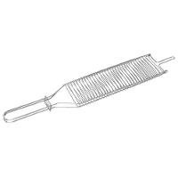 Conjunto de Grelha para Coraçãozinho e Espetos Simples Utimil em Aço Cromado, Aço Inox e Madeira – 3 Peças - 2