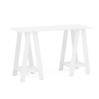 Mesa para Computador Politorno Delta com 2 Prateleiras – Branca - 1