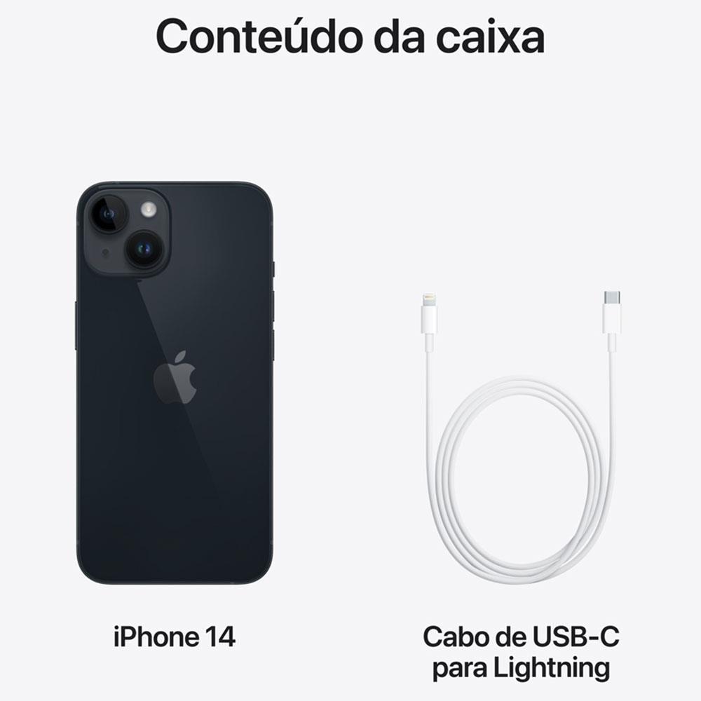 Apple iPhone 14 128GB 6,1" 12MP Meia-noite - 5
