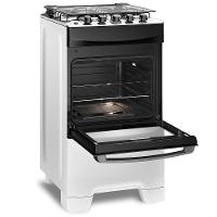 Fogão Continental 4 Bocas FC4IB com Mesa de Inox, Tecnologia Top Limpa Fácil e Acendimento Automático Bivolt – Branco - 7