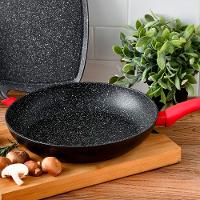 Frigideira Bergner Toledo em Alumínio Forjado com Revestimento em Marble e Fundo de Indução 20 cm – Preta - 8