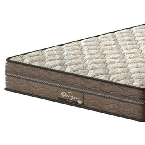 Colchão Casal Probel Oregon com Euro Pillow e Molas Prolastic 24x138x188cm – Bege e Marrom - 4