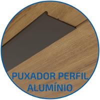 Paneleiro Bartira Cristal MDP 15mm com 2 Portas e 5 Prateleiras - 60cm de largura - 7