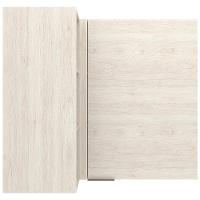 Armário Aéreo de Canto Bartira Cristal MDP 15mm com 1 Porta e 2 Prateleiras - 101,8cm de largura - 1