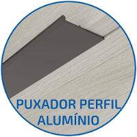 Armário Aéreo de Canto Bartira Cristal MDP 15mm com 1 Porta e 2 Prateleiras - 101,8cm de largura - 6